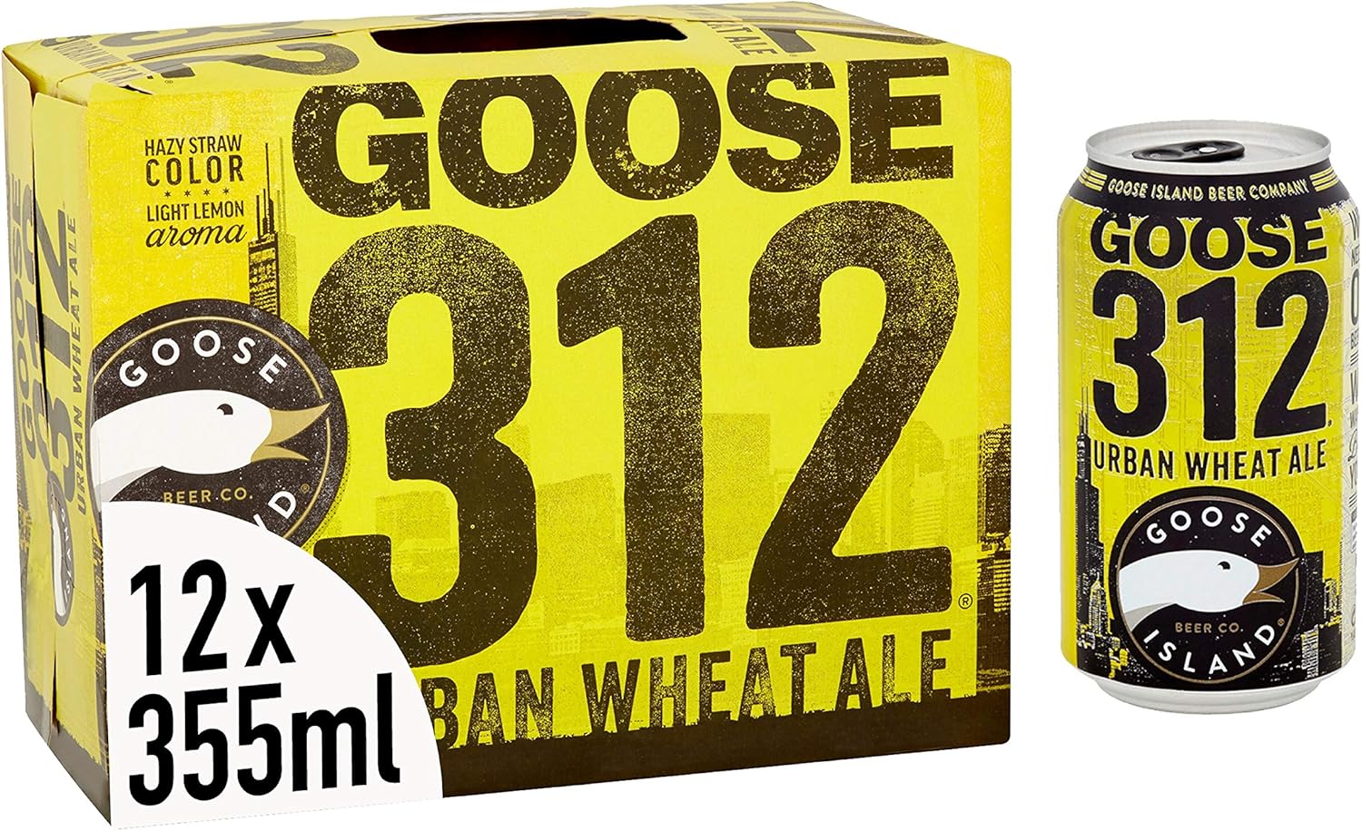 Goose Island 312 Urban Wheat Ale American Craft Beer 12x355ml Cans 4 2 Abv Amazon Co Uk Grocery