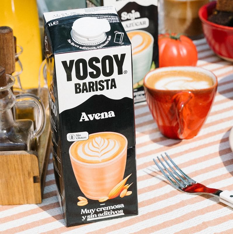 Bebida Vegetal de Avena Barista - especial para el café, pack de 6 x 1L