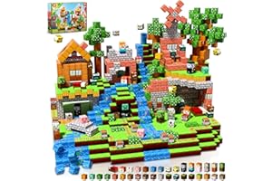 Goody King 300PCS Magnetic Blocks - Forest Magnetic Building Blocks, Stacking Magnets for Kids, Strong Magnets, Sensory Toy for STEM Learning Toys for Kids 3+ Boys and Girls Christmas Birthday Gifts