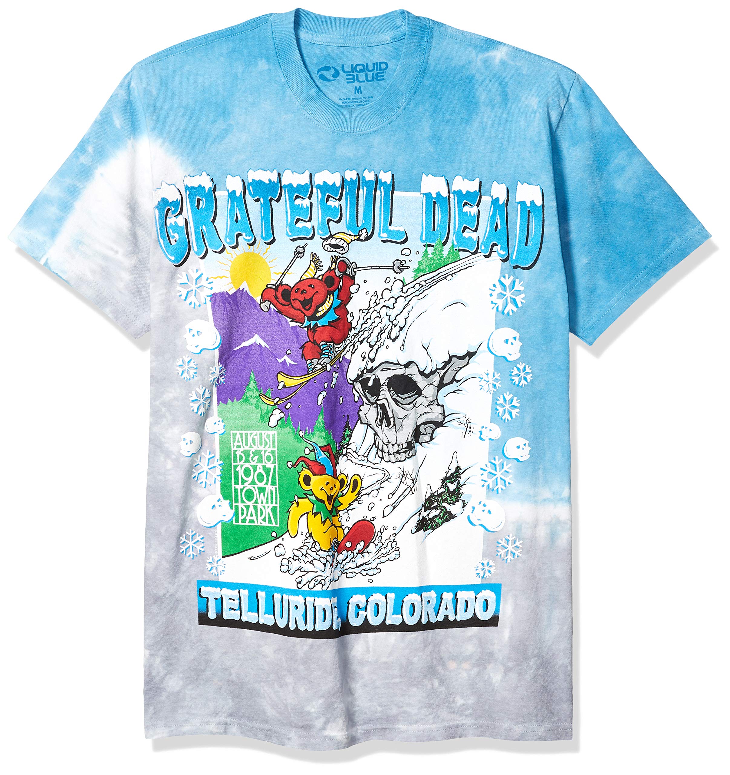 Photo 1 of Liquid Blue Men's Bear Mountain T-Shirt, Tie Dye, Medium