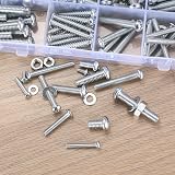 ZWFSDM 1080Pcs Phillips Pan Head Screws Nuts Washers Set M3 M4 M5 M6 view 4