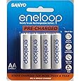 Sanyo Eneloop AA NiMH Pre-Charged Rechargeable Batteries - 8 Pack (Discontinued by Manufacturer)
