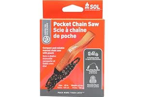 S.O.L. Survive Outdoors Longer Pocket Chain Saw with Carry Case