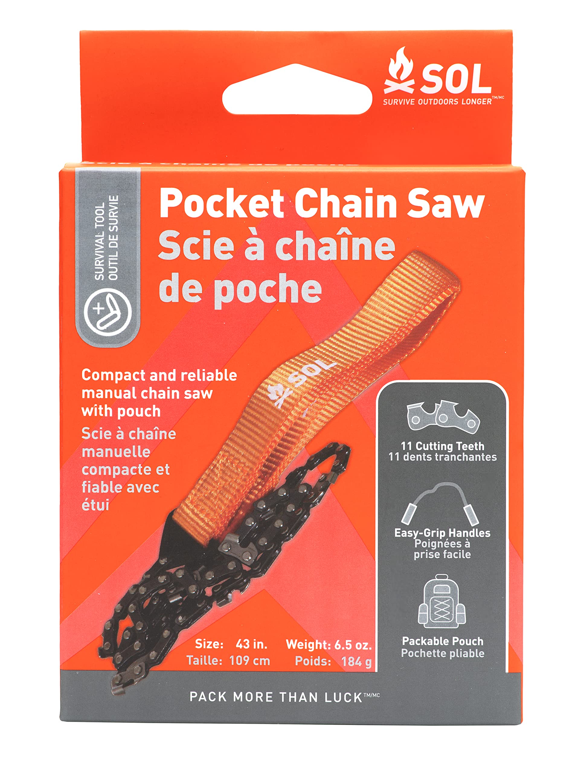 SOL® Pocket Chain Saw with Pouch