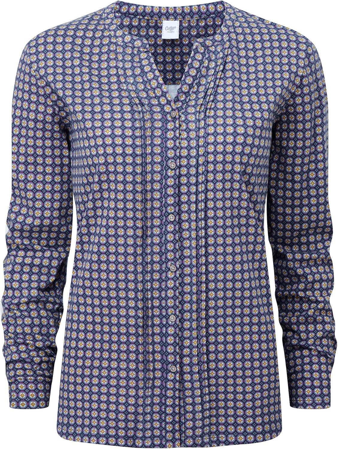 Cotton Traders Womens Ladies Womens Ladies Jersey Long Sleeve Shirt