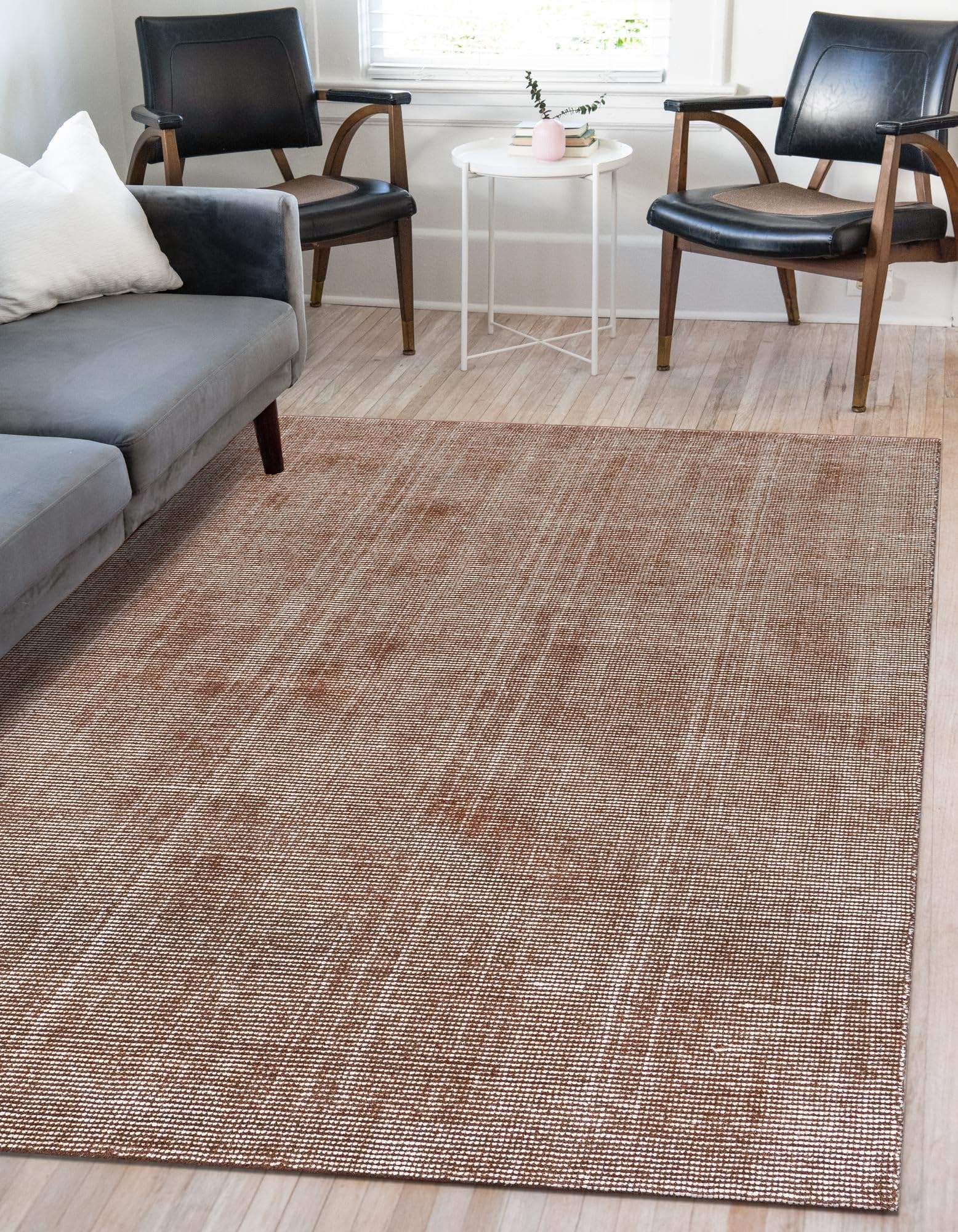 Jill Zarin English Manor Collection Area Rug – Farmhouse (2′ 2″ x 3′ 1″ Rectangle Mocha Brown)