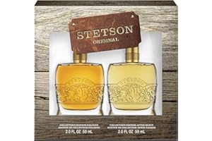 Stetson Original 2-Piece Decanter Set with 2-Ounce Cologne and 2-Ounce Aftershave, Total Retail Value $45.00