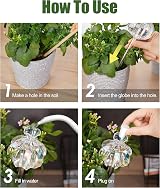 NiHome Cactus Glass Self-Watering Globes 6-Pack Iridescent Large 3 Small 3 view 7