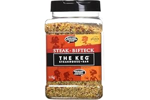 BANRIN The Keg Steakhouse Steak Seasoning Gluten Free No MSG Added - 1.1kg | 38.8oz {Imported from Canada}