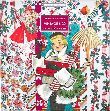 Immagini Vintage Di Natale.Vintage Co Beauty 12 Auguri Di Natale Amazon It Bellezza