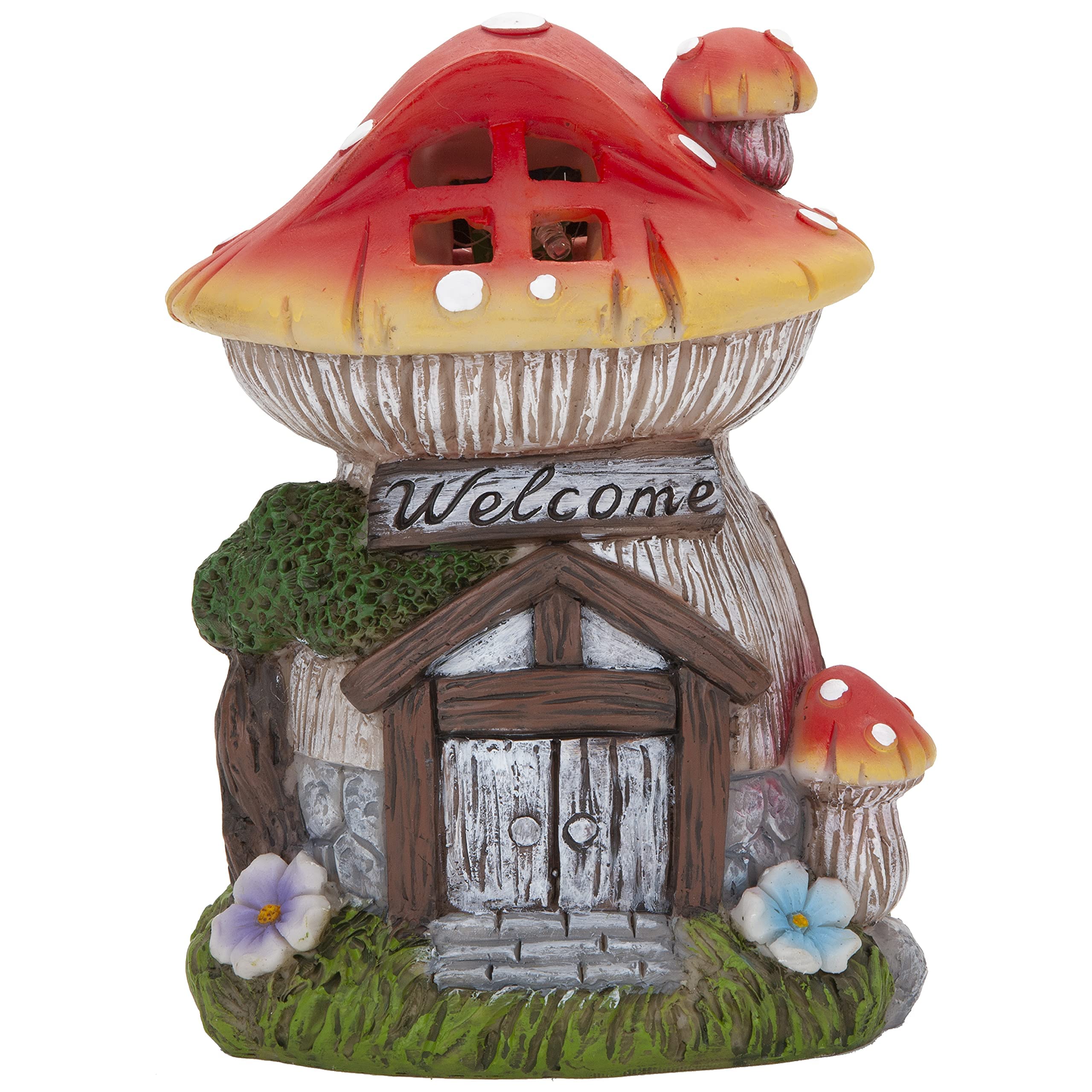 VFM - Toadstool Solar House, Fairy Garden Ornament