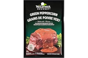 McCormick Gourmet Mix, Green Peppercorn, No Artificial Colours or Flavours, No MSG Added, Perfect for Holiday Roast, Served o