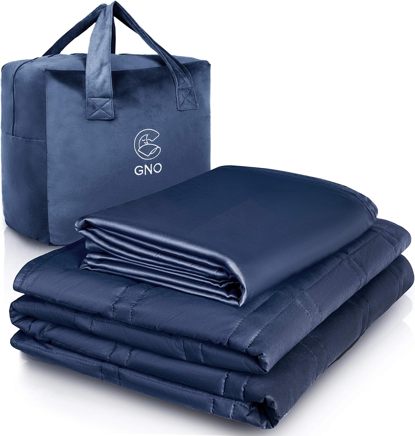 GnO Weighted Blanket Adult & Removable Bamboo Washable Cover | 11 KG