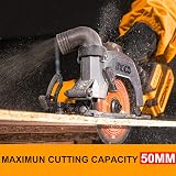 Ingco 20V 140mm Circular Saw Brushless 6300RPM 50mm Depth with Battery Charger view 7