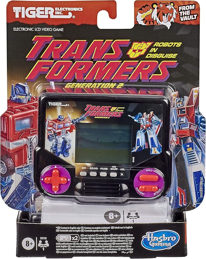 Hasbro Gaming Tiger Electronics Transformers Robots in Disguise