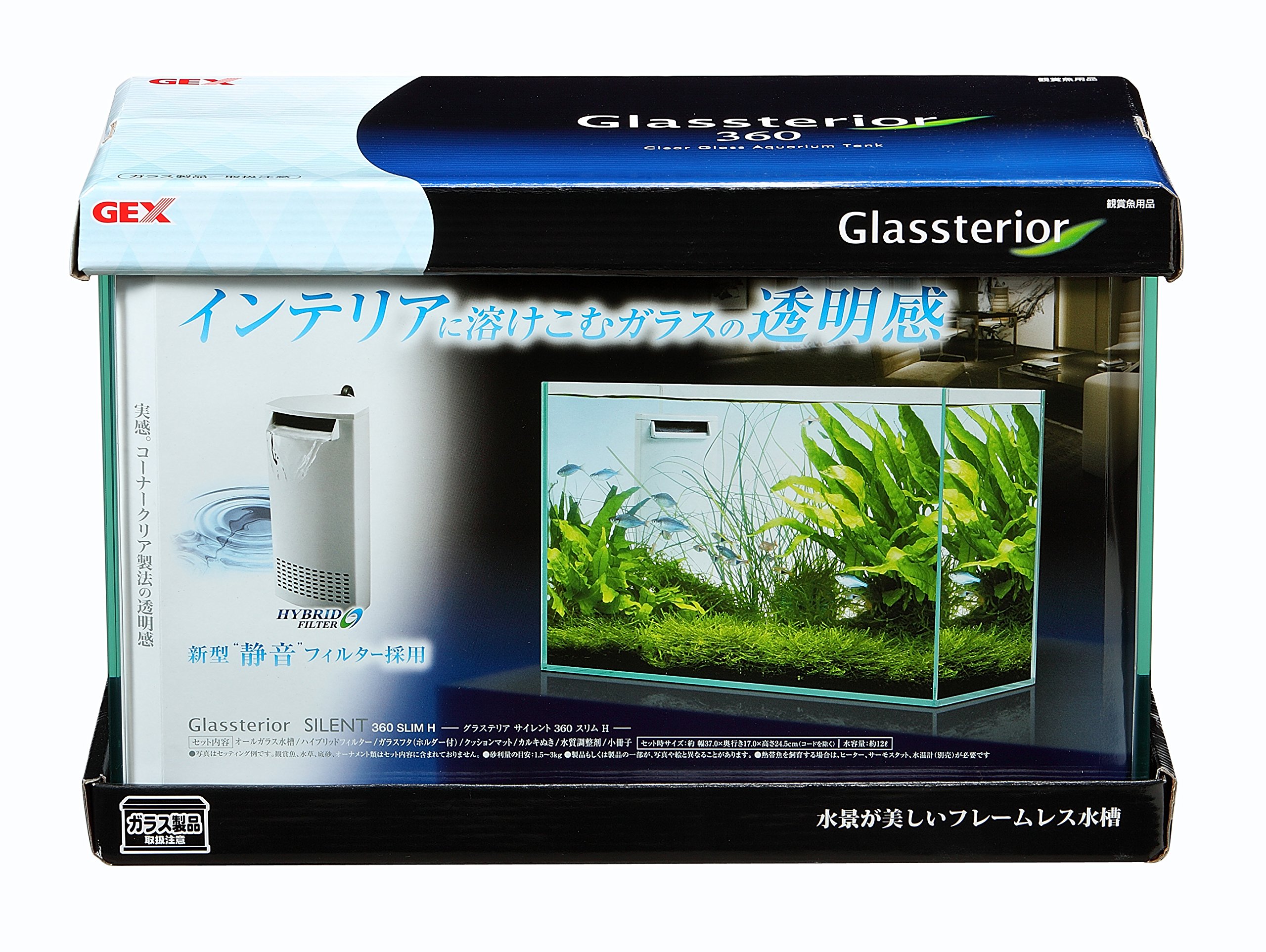 GEX AQUARIUM グラステリアサイレント360スリムH ジェックスの商品画像