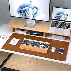 Aothia Leather Desk Pad Protector, Mouse