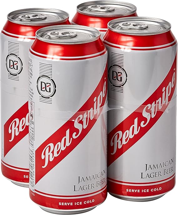 Red Stripe Jamaica Lager Beer, 4 x 440 ml Amazon.co.uk Grocery