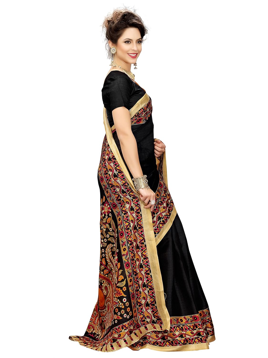 anni designer cotton saree with blouse piece
