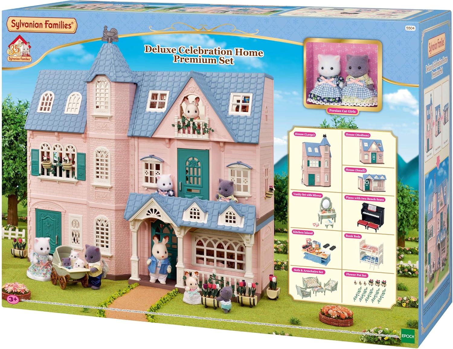 sylvanian deluxe celebration home