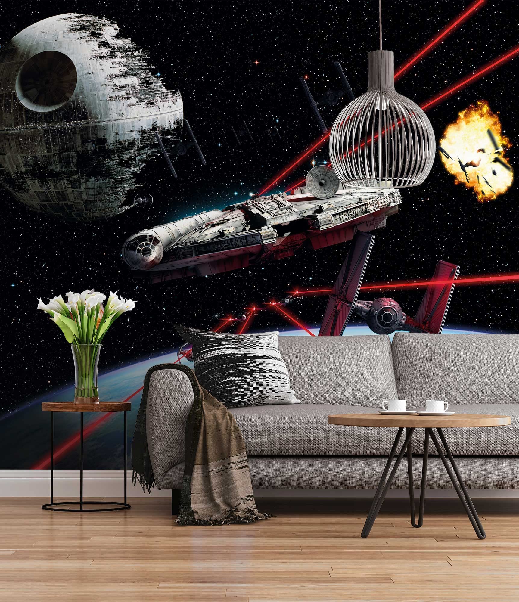 Komar Photo Wallpaper Star Wars Millennium Falcon Size 368 x 254 cm