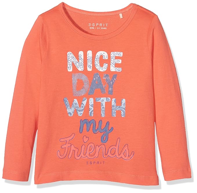 maglietta arancione bambina