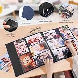 DazSpirit 6x4 Inch Photo Album 600 Photos Linen Cover 10x15 Slip-In Pockets view 6