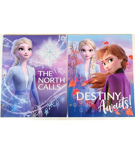 Amazon.com : Frozen Set of Four (4) 2-pocket 3-prong Portfolio