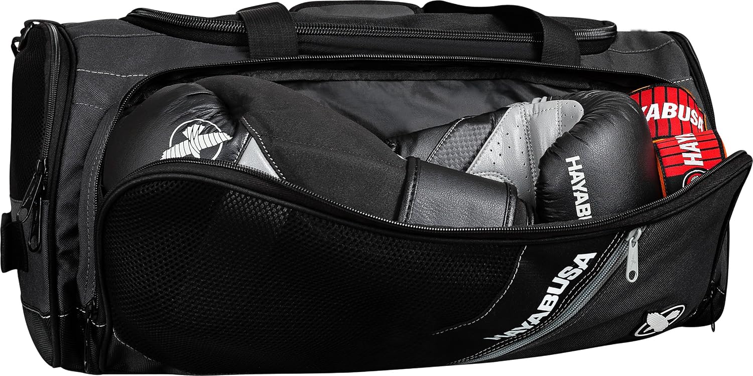 Hayabusa Ryoko Duffle Bag - Black/Grey, 50L - Image 5