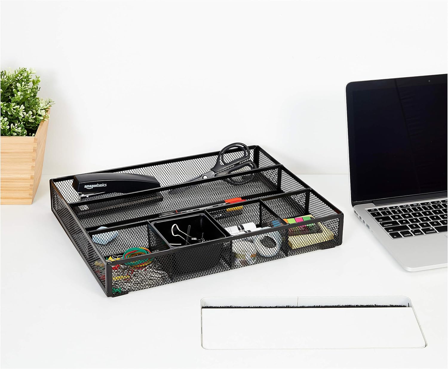 Basics Mesh Desk Drawer Office Organizer : Office Products