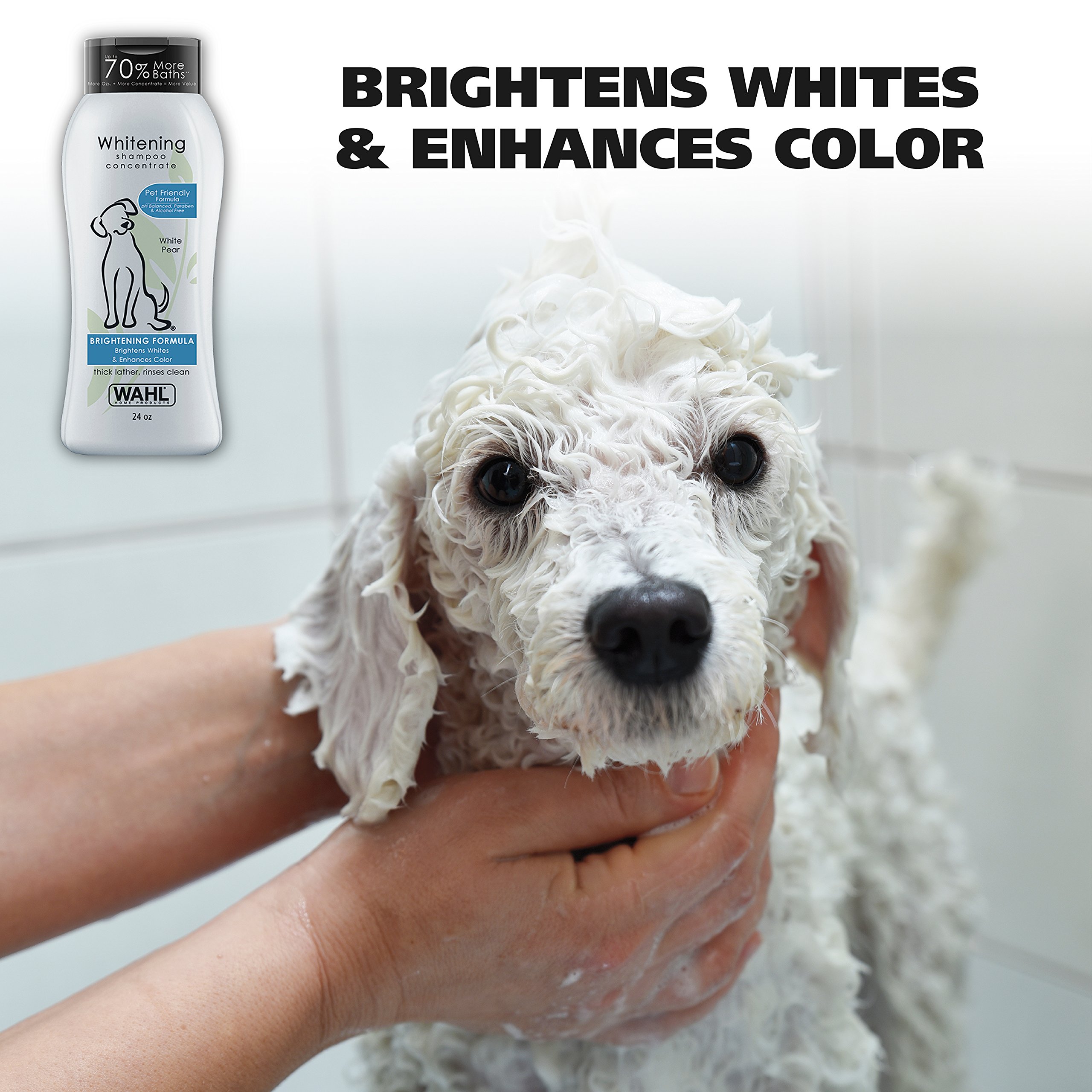 Wahl USA Whitening Shampoo White Pear scent for Pets Whitening
