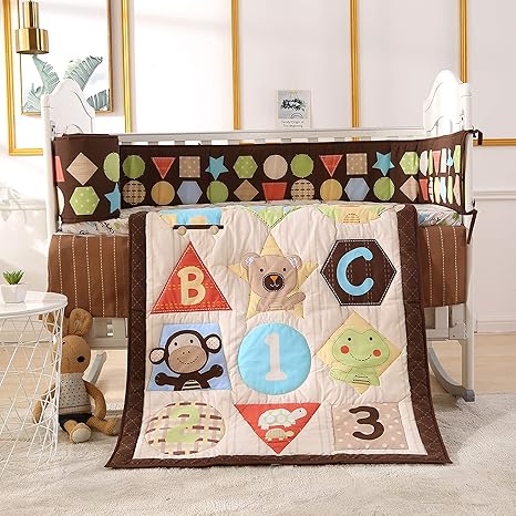 alphabet crib bedding