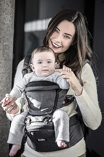 MiaMily Hipster Plus Hip Seat Baby Carrier Carry Positions