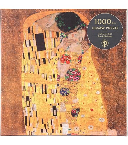 Amazon.com: Clementoni | Gustav Klimt The Kiss Puzzle 1000 Pieces