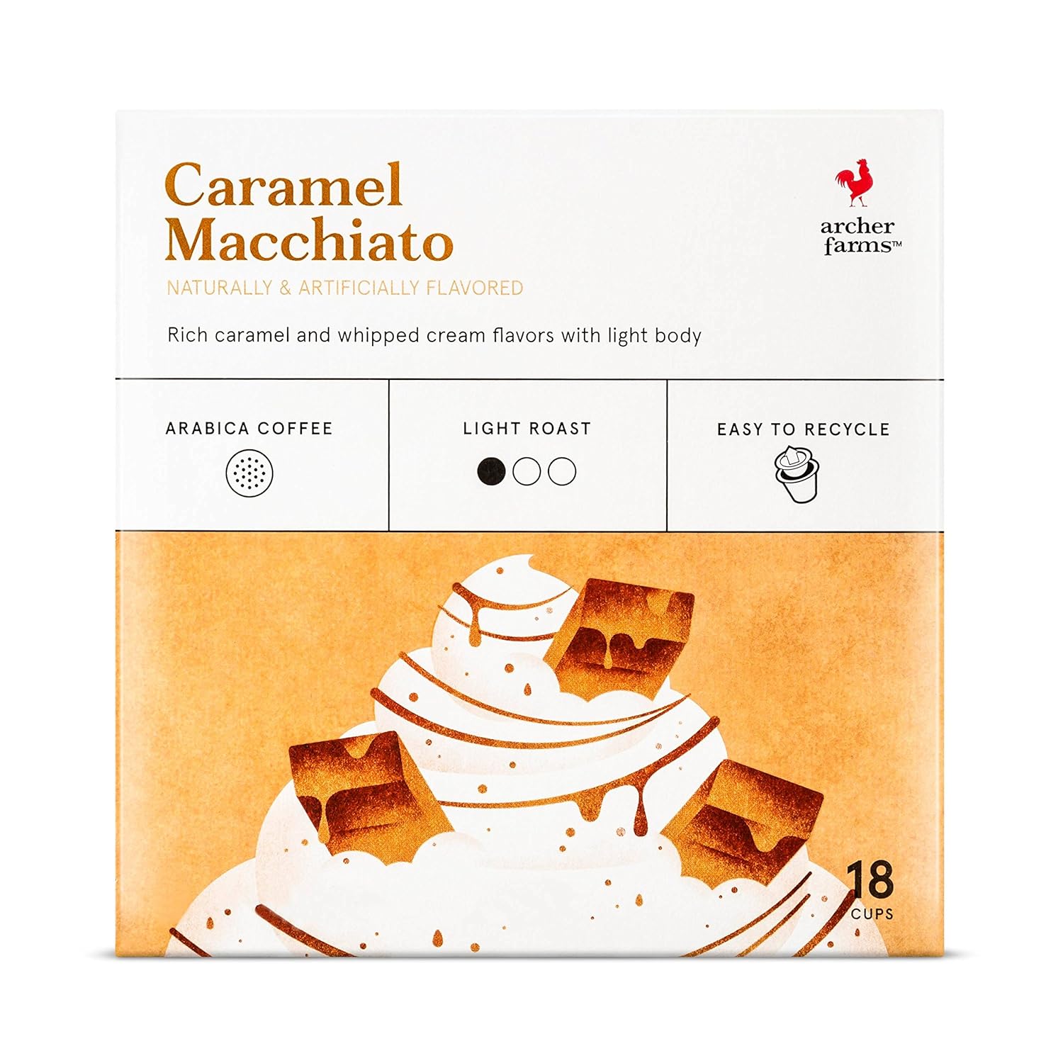 ARCHER FARMS Caramel Macchiato 18 Single Servings
