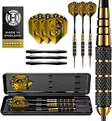 Harrows Voodoo Brass Steel Tip Darts Set 19g 21g 23g 25g 27g with Case view 1