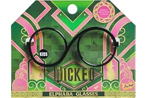 Sun-Staches Wicked Official Elphaba Glasses | Costume Eyewear Accessory | Adult and Child Size