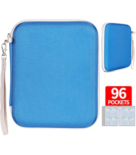 Yoto Card Case - 120 Pocket Portable Binder With Zippers & Carry Strap, Travel Organizer For Kids ( Yoto Card Case - 120 Pocket Portable Binder With Zippers & Carry Strap, Travel Organizer For Kids (