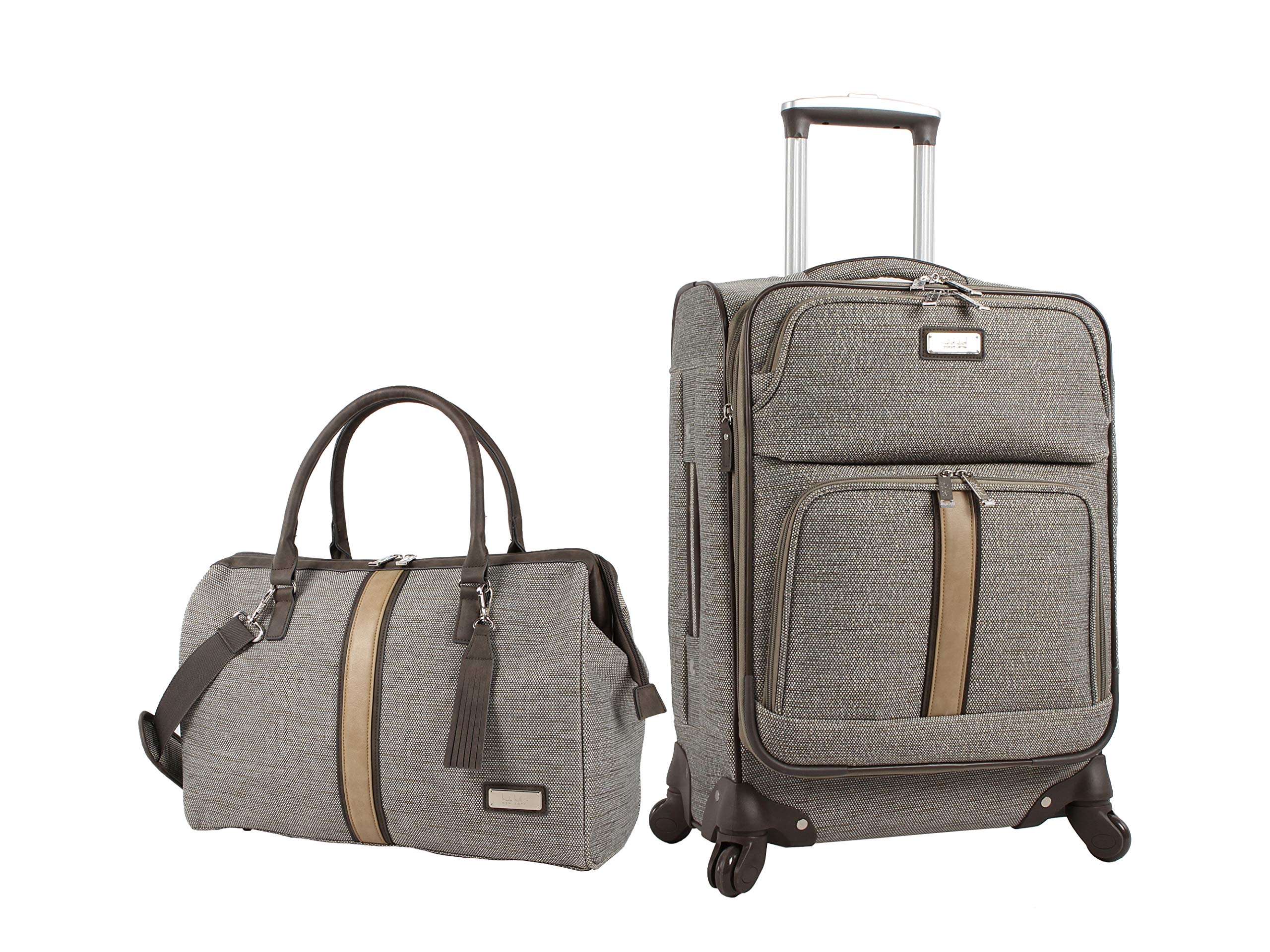 Buy Nicole Miller 2 Piece Softside Luggage Collection Expandable