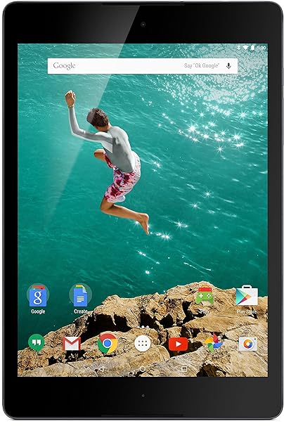 HTC Nexus 9 (8,9 Zoll) LTE Tablet-PC (WiFi, 32GB interner Speicher, LTE, Android 5.0) schwarz