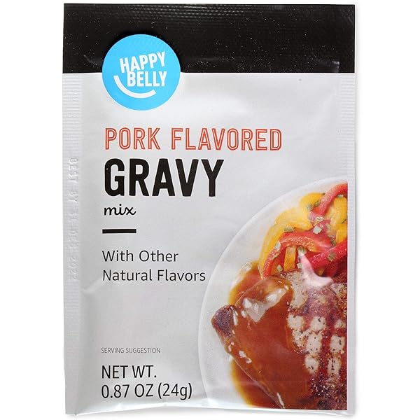 AMAZON BRAND – HAPPY BELLY PORK GRAVY MIX,...