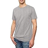 Organic Signatures Crewneck 100% Certified Organic Cotton, Soft Shirts for Men