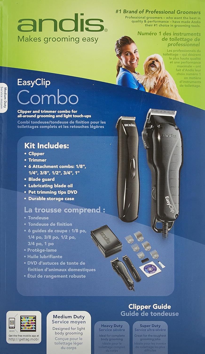 andis easy clip combo