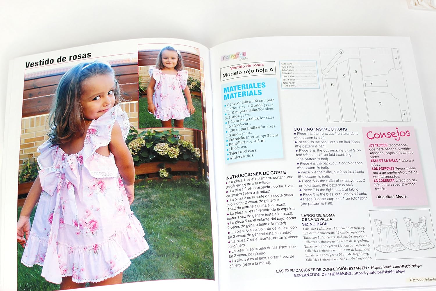 Revista patrones de costura infantil niño 28 modelos de patrones nº 1