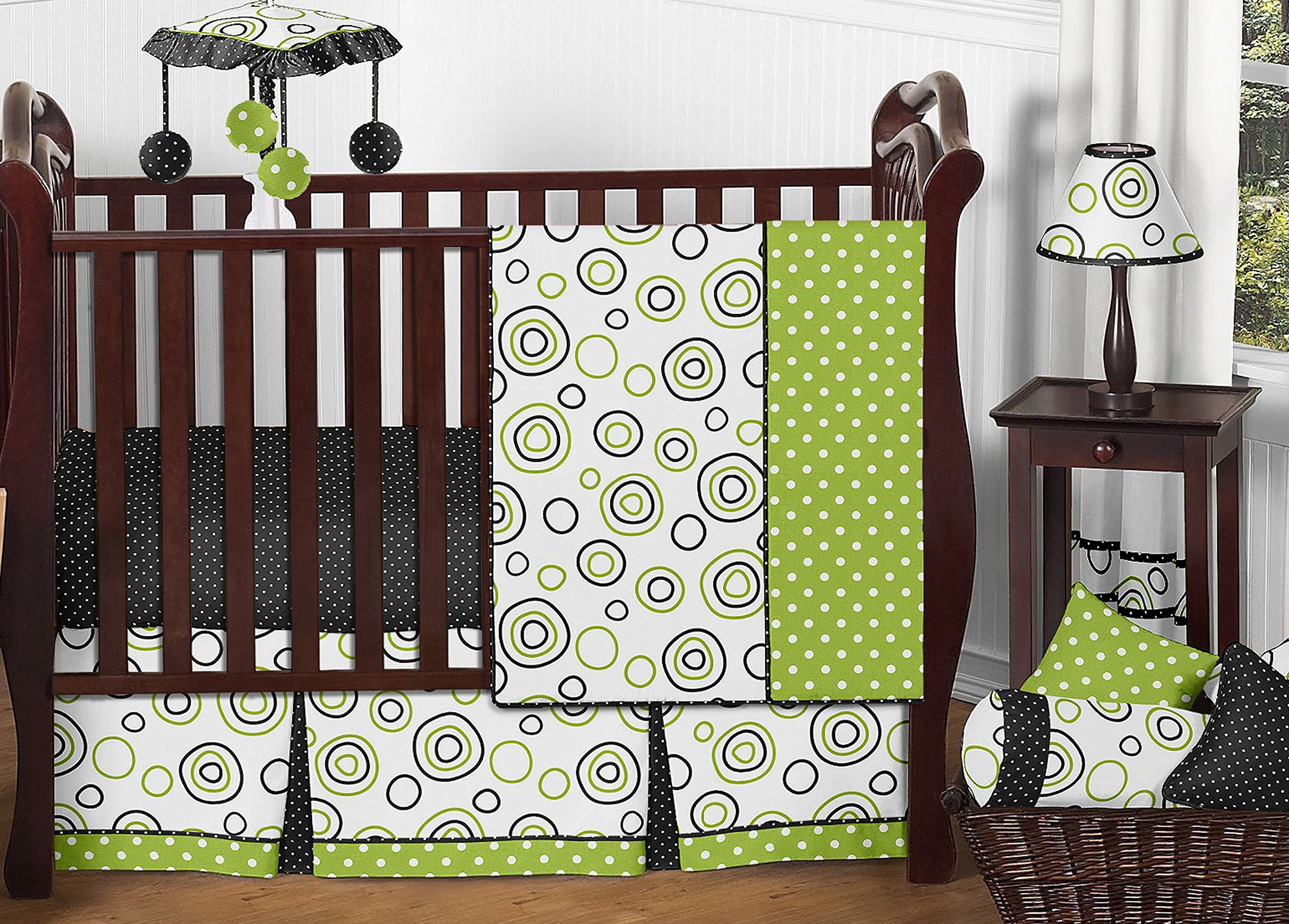 Sweet Jojo Dark Green Crib Bedding Pink Crib Sweet Jojo Designs