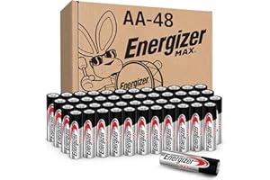 Energizer MAX AA Batteries (48 Pack), Double A Alkaline Batteries