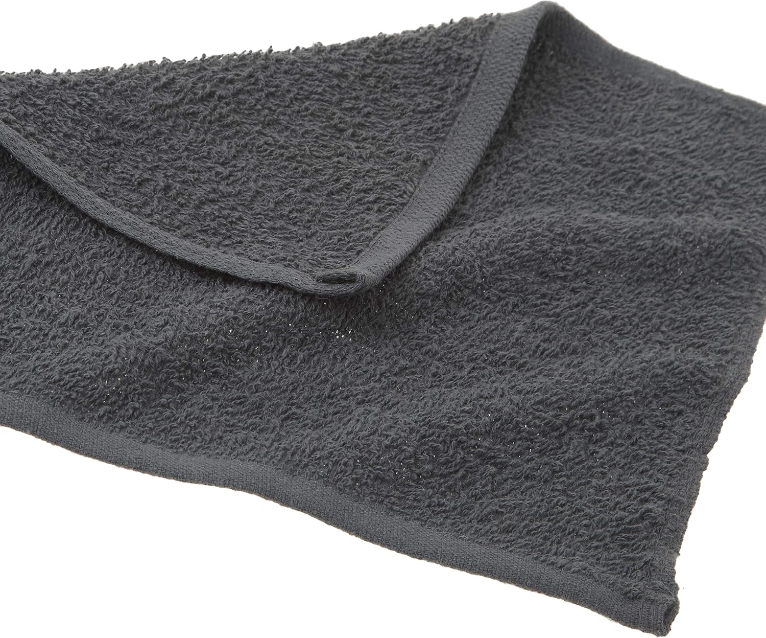 Simpli-Magic Cotton Washcloths 12” x 12”, Gray 24 Pack: Home & Kitchen