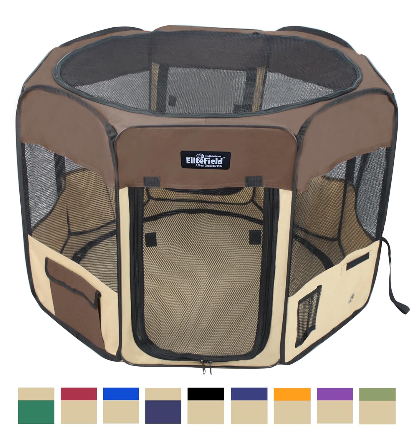 EliteField 2-Door Soft Pet Playpen