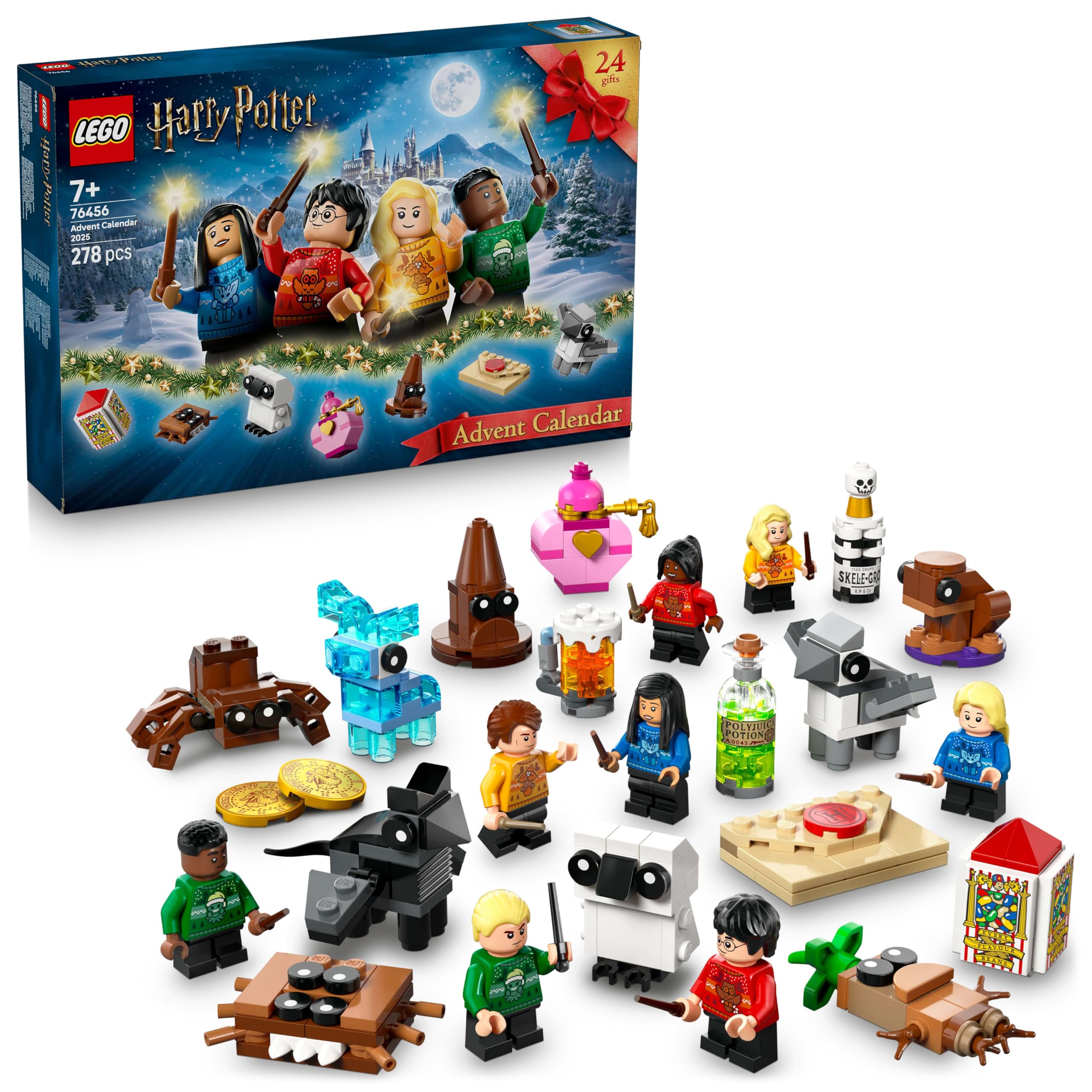 Lego 76456 Harry Potter Lego(R) Harry Potter Advent Calendar 2025 Toy Birthday Present Blocks Boys Girls Children 7 8 9 Years Old Elementary School Harry Potter Goods Interior Stylish Figure Goods Image