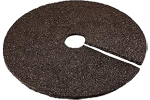 Rubberific 24" Rubber Mulch Tree Ring - 3 Pack (Brown)